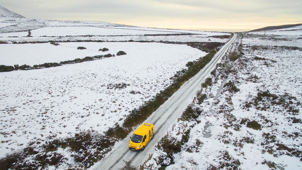 With snowy conditions ❄️ this morning we're having a really busy day here at The AA! We're trying our best to get to everyone as quickly as possible so please bare with us. The quickest way to log a rescue is through our app: aa.ie/download