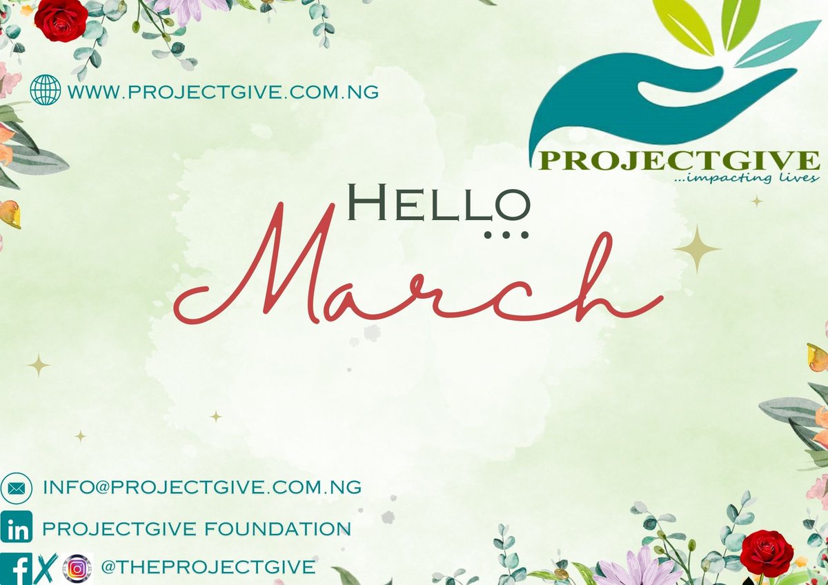 theProjectGive's tweet image. Happy New Month