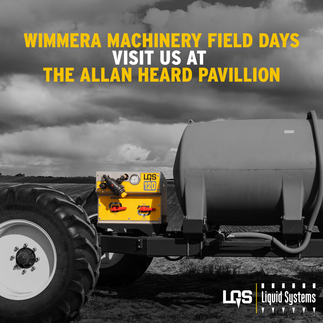 🥳We are looking forward to celebrating at the Wimmera Machinery Field Days. See you there! We will be in the Allan Heard Pavillion! 5th,6th, 7th March #WFD24 #AusAg #WimmeraFieldDays #LiquidSystems