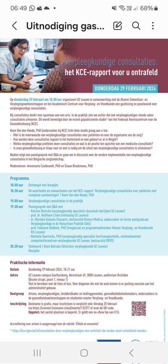 koen Balcaen (@kbalcaen1) on Twitter photo Full house voor @KCEfgov rapport # verpleegkundigeconsultaties. Conclusies: valorisatie en versterken wat intussen loopt, financieel kader en investeren in #skillmixinnovationandcaremodels <a href="/UZLeuven/">UZ Leuven</a> <a href="/accentvv/">accentVV</a> <a href="/AlumniZiekenhu1/">Alumni Ziekenhuiswetenschappen</a> <a href="/UZLeuvenNursing/">UZ Leuven Nursing</a> Full house voor @KCEfgov rapport # verpleegkundigeconsultaties. Conclusies: valorisatie en versterken wat intussen loopt, financieel kader en investeren in #skillmixinnovationandcaremodels <a href="/UZLeuven/">UZ Leuven</a> <a href="/accentvv/">accentVV</a> <a href="/AlumniZiekenhu1/">Alumni Ziekenhuiswetenschappen</a> <a href="/UZLeuvenNursing/">UZ Leuven Nursing</a>