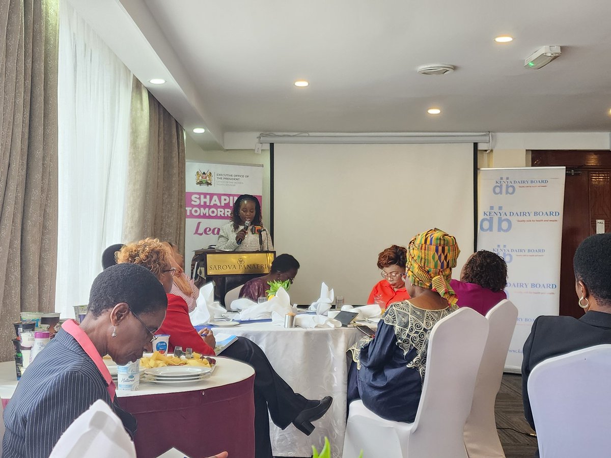 Attending women Government CEOs breakfast meeting hosted by CS Harriet Chiggai, office of the woemn rights advisor. Truly inspired today to lead in empowering and support women and communities in Kenya through policies, programs for inclusion, equity @EngineersBoard