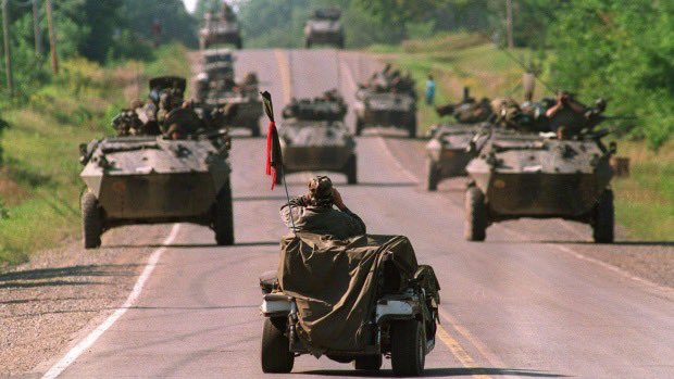 One of the things I will always remember about Brian Mulroney is this picture and that he sent just as many troops if not more to Oka than he did to the 1990 Gulf war.