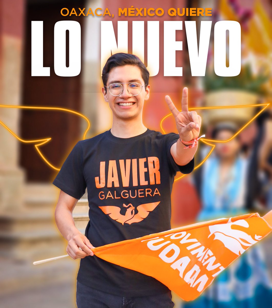 ¡A la vieja política le decimos adiós! Lo Nuevo es Joven y apenas comienza. 👊🏼🍊

Soy Javier Galguera y estoy listo.

#Oaxaca #DiputadoFederal #MovimientoCiudadano #FosfoFosfo #JavierGalguera #LoNuevo