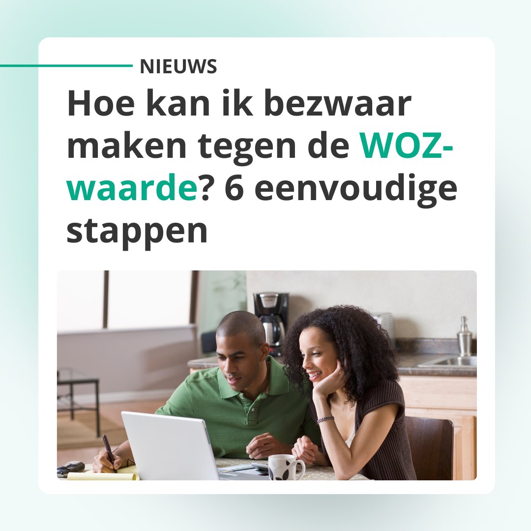 𝗕𝗲𝗻𝘁 𝘂 𝗵𝗲𝘁 𝗻𝗶𝗲𝘁 𝗲𝗲𝗻𝘀 𝗺𝗲𝘁 𝗱𝗲 𝗪𝗢𝗭-𝘄𝗮𝗮𝗿𝗱𝗲 𝗼𝗽 𝘂𝘄 𝗮𝗮𝗻𝘀𝗹𝗮𝗴𝗯𝗶𝗹𝗷𝗲𝘁?

Dien dan tijdig uw bezwaar in bij uw gemeente. Zo voorkomt u dat u te veel belasting betaalt. Lees hoe zelf bezwaar kan indienen.

bit.ly/3TgnKll
