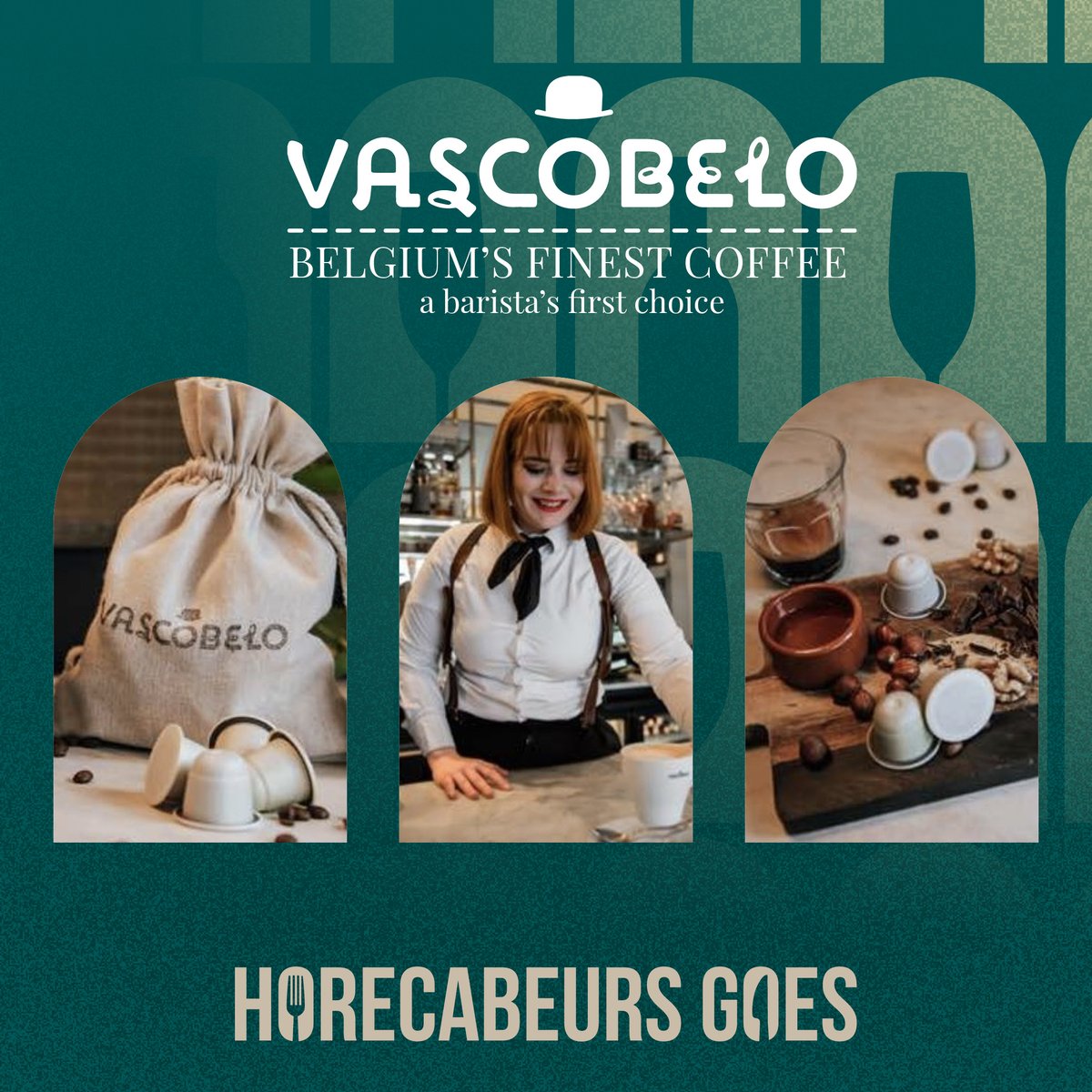 Coffeelovers opgelet! 👀☕️ Ontmoet Vascobelo, een premium koffiemerk, tijdens Horecabeurs Goes op stand 742. Profiteer van hun heerlijke beursactie: schrijf je van tevoren in bij marije.copier@vascobelo.com en ontvang een Vascobelo goodiebag!