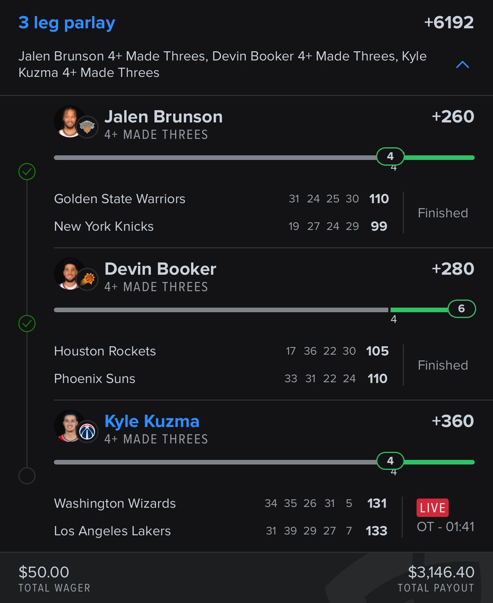 two nights in a row. BANG! 💥 💰