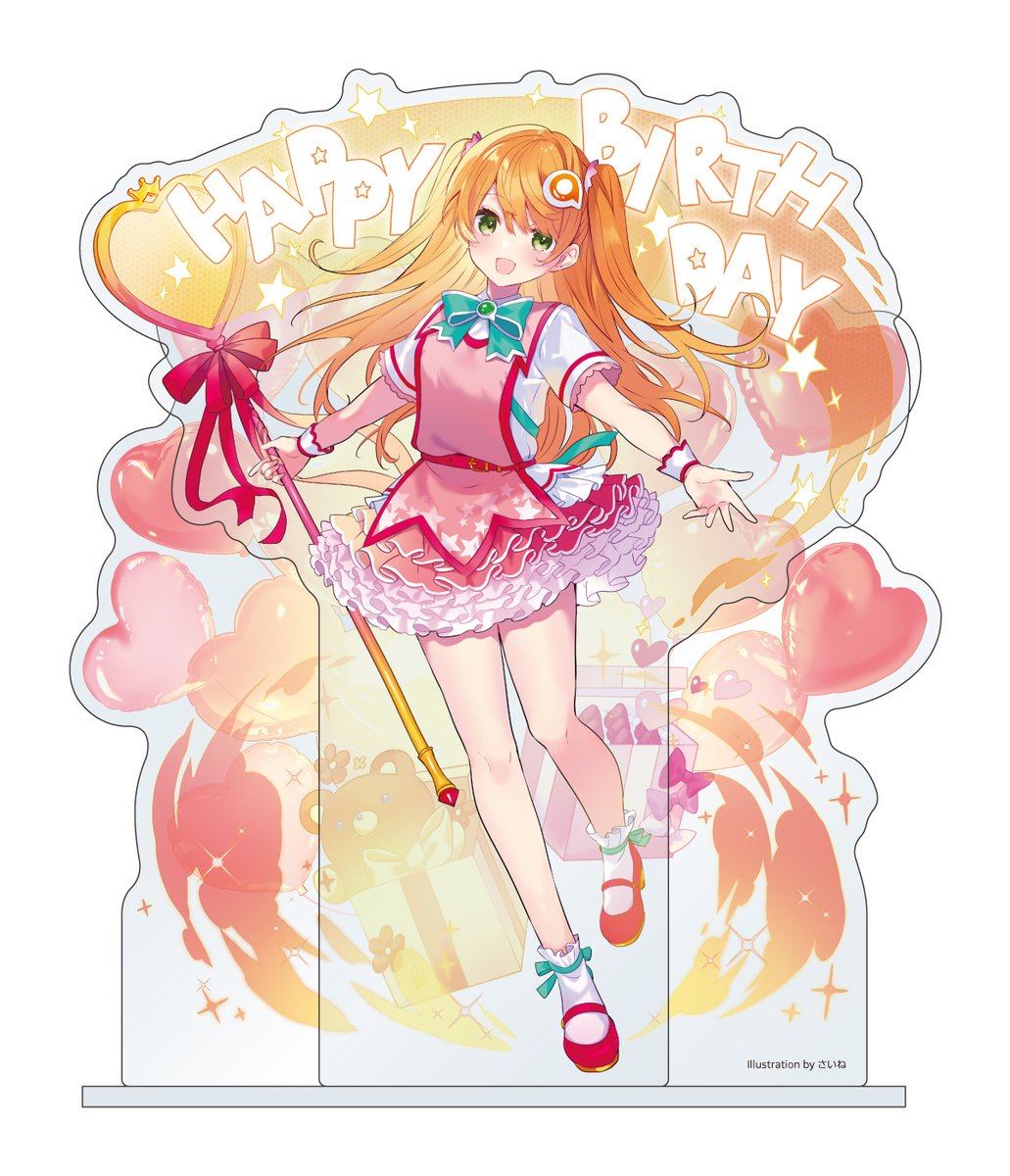 さいね先生(@sainexxx)イラストの 誕生日あみこを使用したアクリル