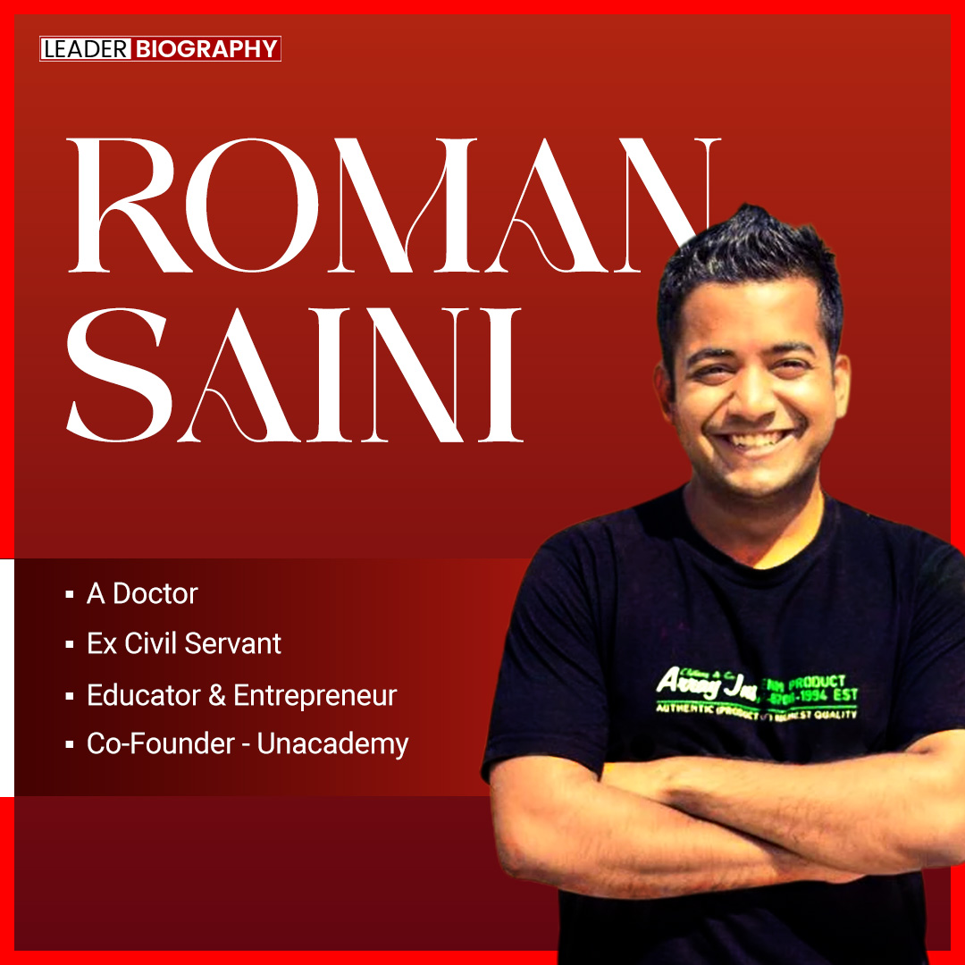 BiographyLeader's tweet photo. @RomanSaini is a man of many talents, from clearing the #AIIMS at the age of 16 to becoming the #youngest #IAS officer at the age of 22 to founding one of India’s largest #EdTech companies. @unacademy

Read more: https://t.co/BYb94Mm6ZZ https://t.co/tRzw0SDpbl