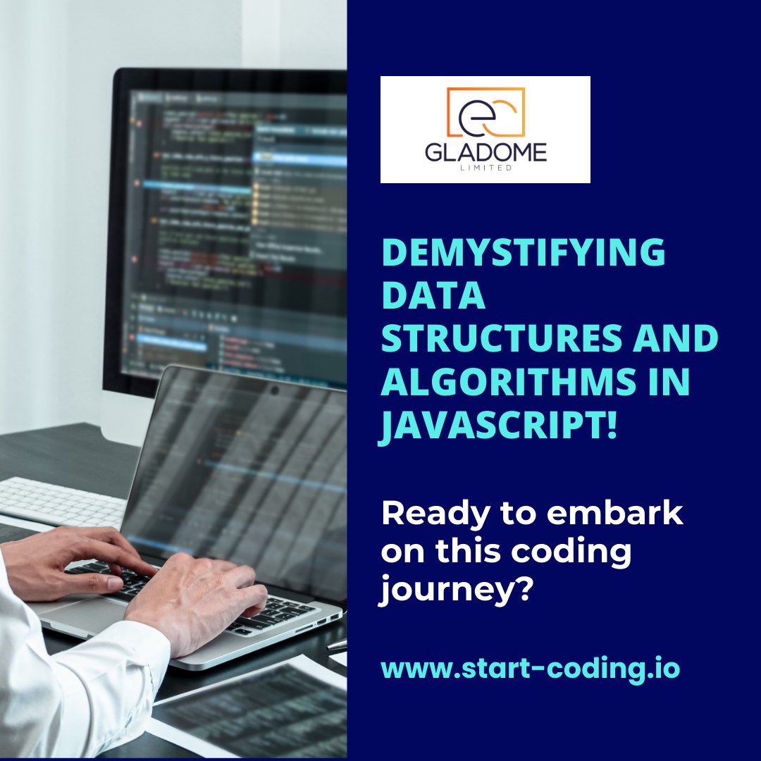 codecraftybox's tweet image. Hey #JavaScript enthusiasts 🌟 Ready to level up your coding game? Dive into the world of Data Structures and Algorithms with our beginner-friendly guide! #JavaScriptCoding #DataStructures #Algorithms!