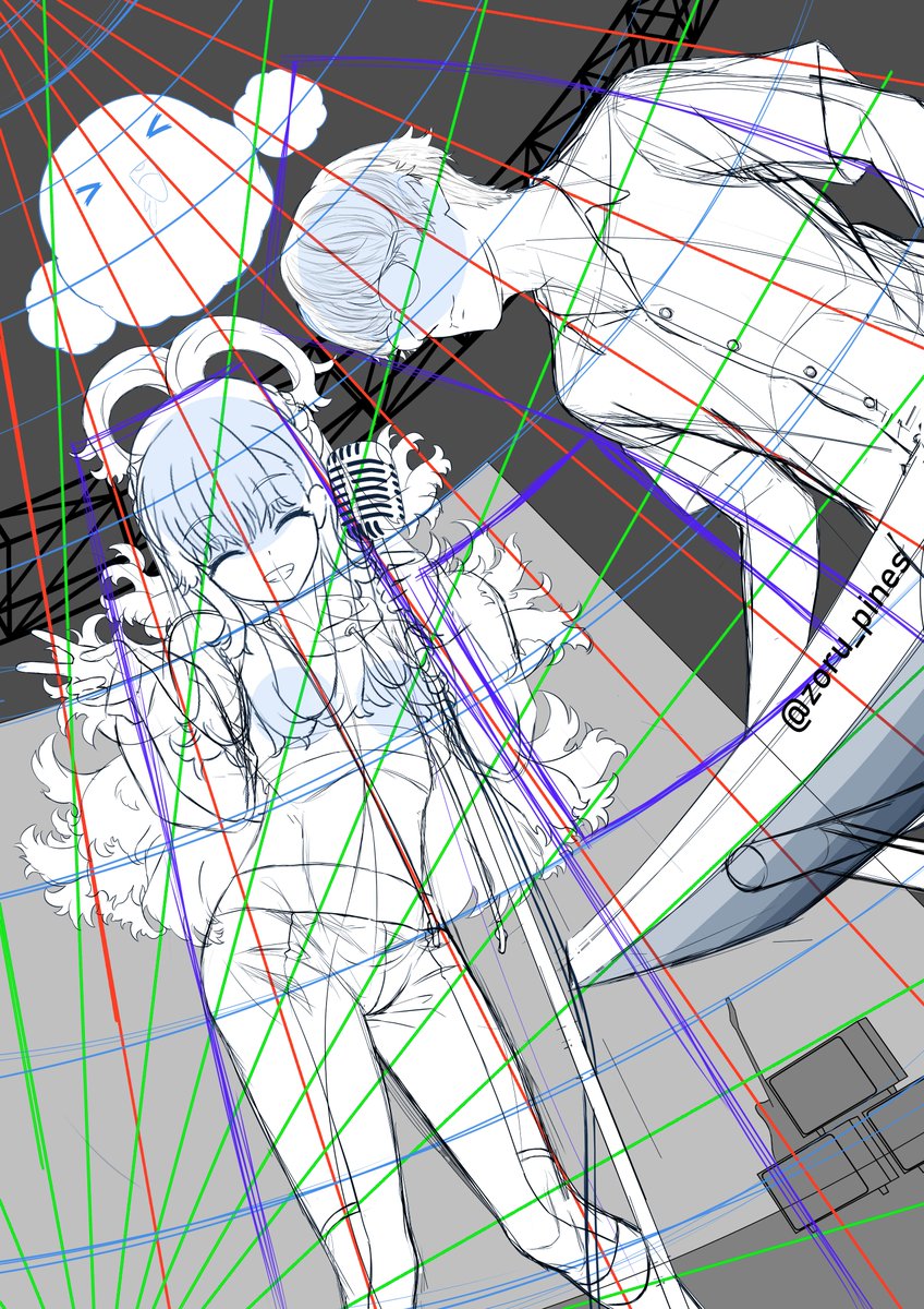 zoru_pines's tweet photo. Sebatas WIP saja☔️💙🤳
Yo, Long time no see, it's been one and a half months right? still on my vacation and drawing this on the beach right now
#WIP #AeruSeni #KoboKanaeru #rkgk #イラスト https://t.co/3B3ljLlJtP