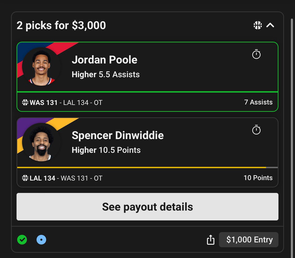 BaneSquad_'s tweet photo. Who tailed the LIVE bet???

Shout out to @OPQRajanay for Davis rebounds. 

Fuck that weak ass mf in my discord who said Spencer points smh tho. https://t.co/SSa6hK1Auo