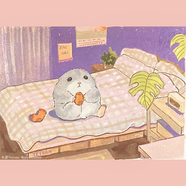 yeyuannnnn's tweet photo. #皆知ってる感覚の絵
#hamsterzaizai #仓鼠崽崽的日常
#ハムスター https://t.co/8xqmTnDZ4r