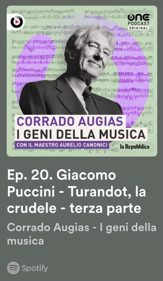 Meravigliose queste conversazioni su Puccini @AurelioCanonici #igenidellamusica