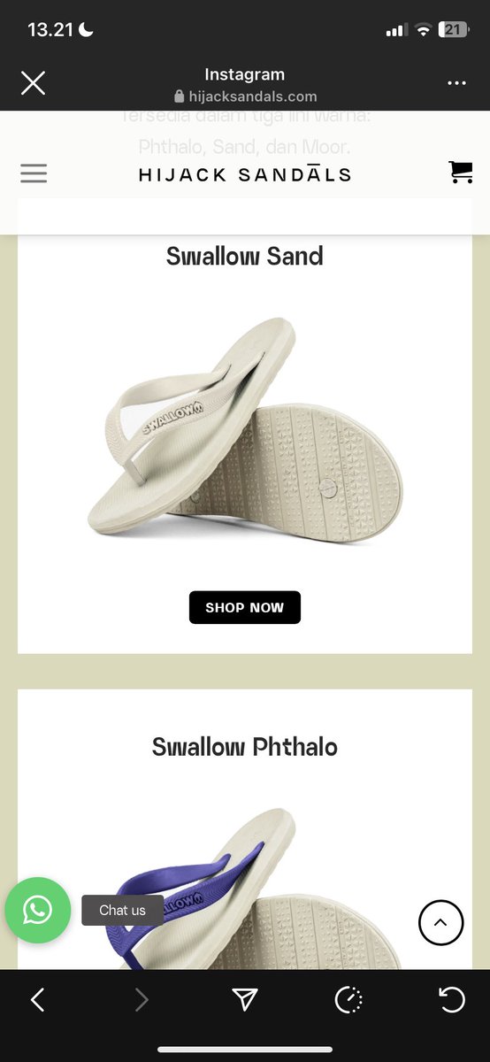 Dari 2021 ngomongin hijack x swallow sama si cemet akhirnya 2024 ter realisasikan juga ni colab 😅 <a href="/hijacksandals/">Hijack Sandals</a>