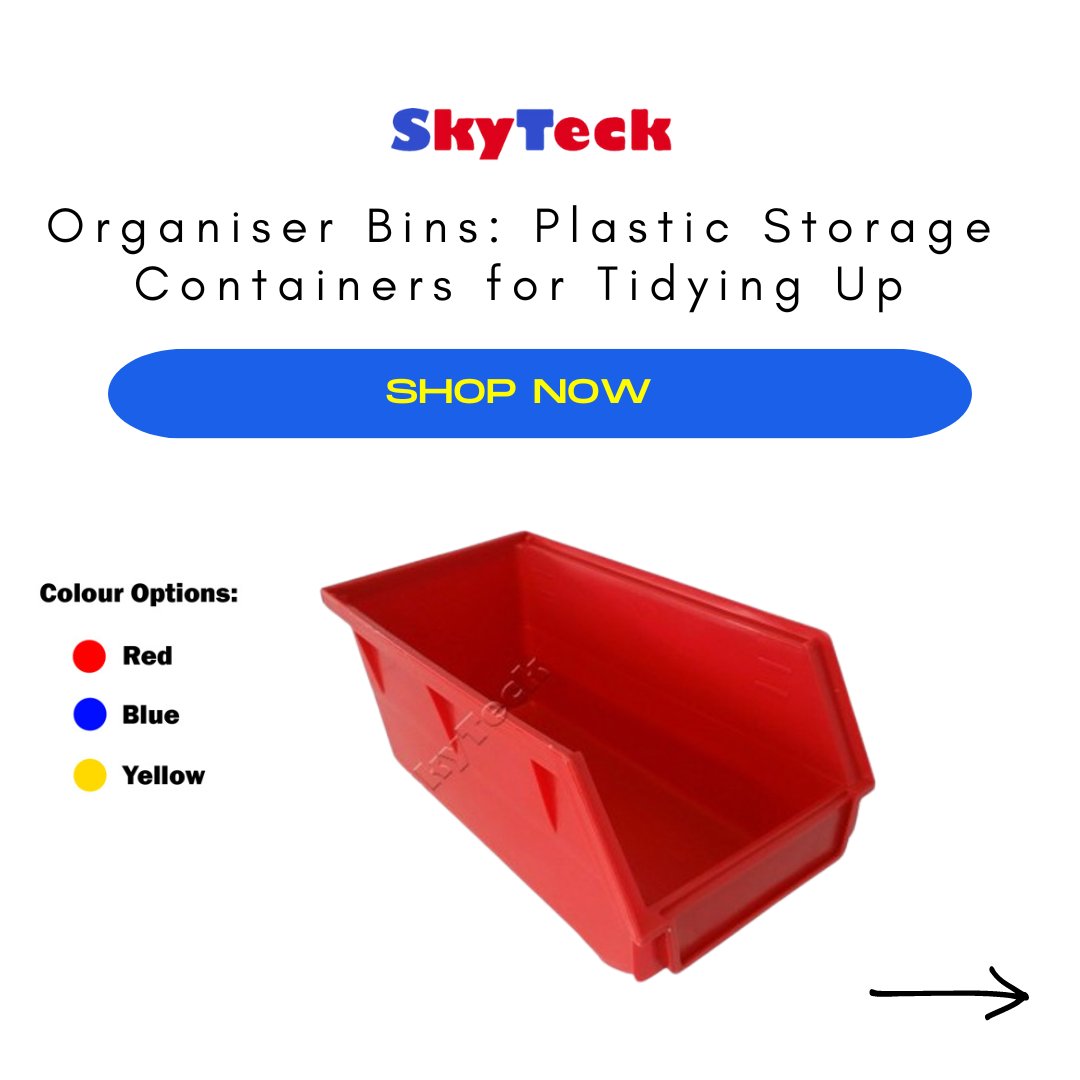 SkyteckOnline's tweet image. 👇 🤯 Make your place TIDY with our easy-to-use storage bins. They help you sort stuff fast and keep your area clean. 

🛍️ Shop our STORAGE BINS at skyteckonline.com.au. For more information, reach out to our customer service team at 1300 822 828.

#storagebin