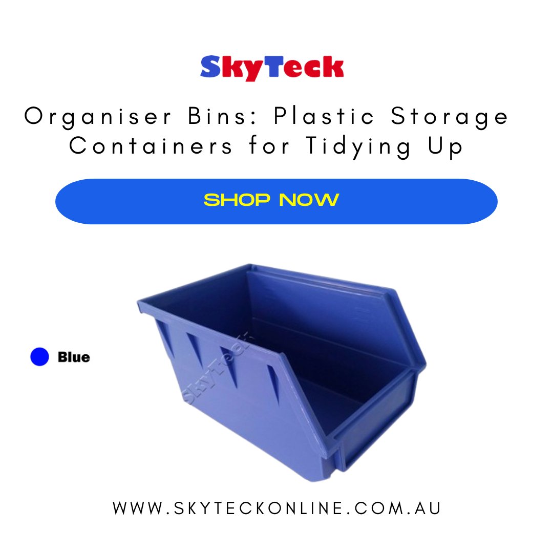 SkyteckOnline's tweet image. 👇 🤯 Make your place TIDY with our easy-to-use storage bins. They help you sort stuff fast and keep your area clean. 

🛍️ Shop our STORAGE BINS at skyteckonline.com.au. For more information, reach out to our customer service team at 1300 822 828.

#storagebin