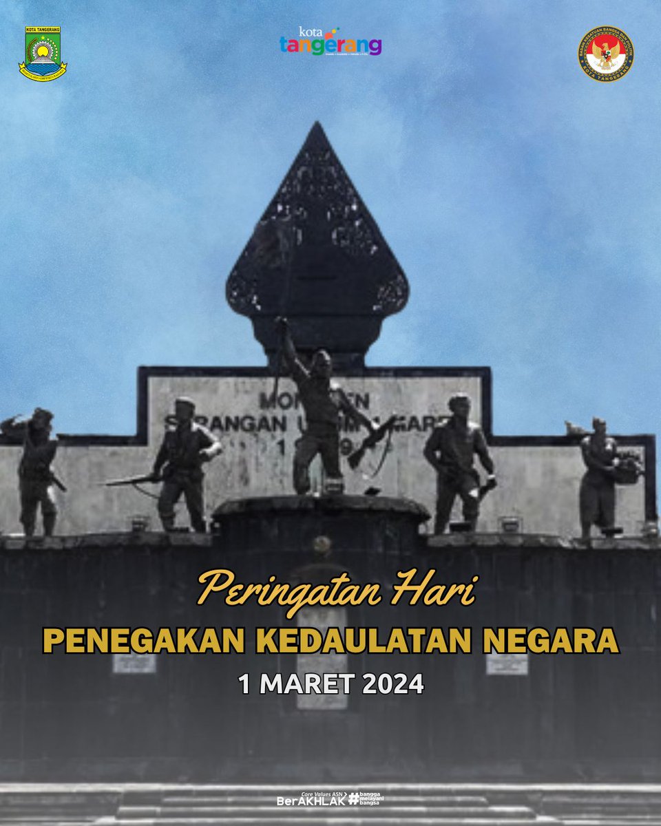 SELAMAT MEMPERINGATI HARI PENEGAKAN KEDAULATAN NEGARA
1 MARET 2024