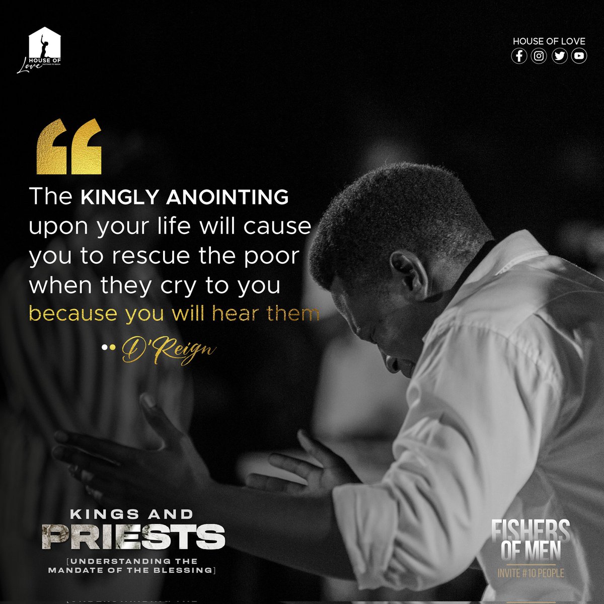 Psalms 72:4 - He will bring justice to the poor of the people; He will save the children of the needy, And will break in pieces the oppressor.

That is the mandate of Kingship👑

#houseofloveug 
#KingsandPriests