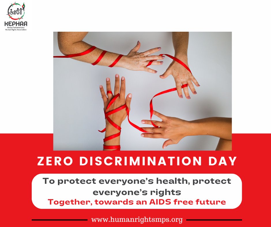 Today marks a decade of #ZeroDiscriminationDay! Let's unite in upholding everyone's rights and play our part in ending discrimination. Together, we can pave the way to #EndAIDS by 2030, ensuring access to prevention, testing, treatment, and care for all. #HumanRights #Equality