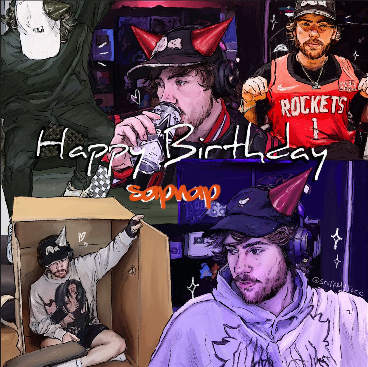 SniffMyToee's tweet photo. Happy Birthday Sapnap!🧡🎉
            -you don’t look a day over 23 :)

#sapnapfanart @sapnap #muchlovesap https://t.co/78H8hk2dlp