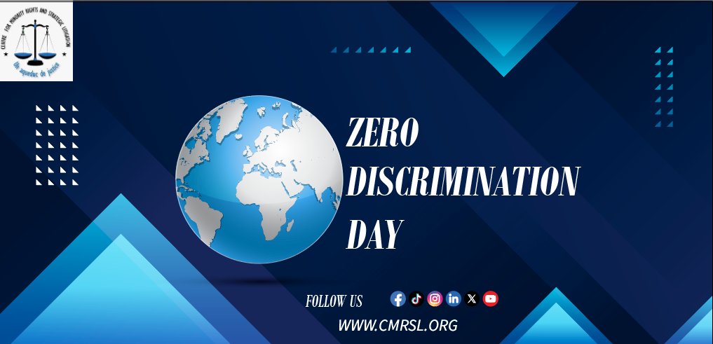 Let's mark #ZeroDiscriminationDay with a commitment to creating a world where everyone is treated with dignity and respect. Today, we celebrate #diversity, challenge stereotypes, and advocate for #inclusion in every community and every corner of society.