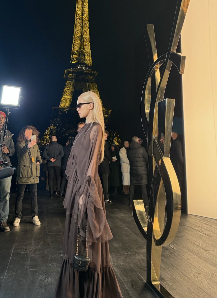 rosé at ysl ww24 show