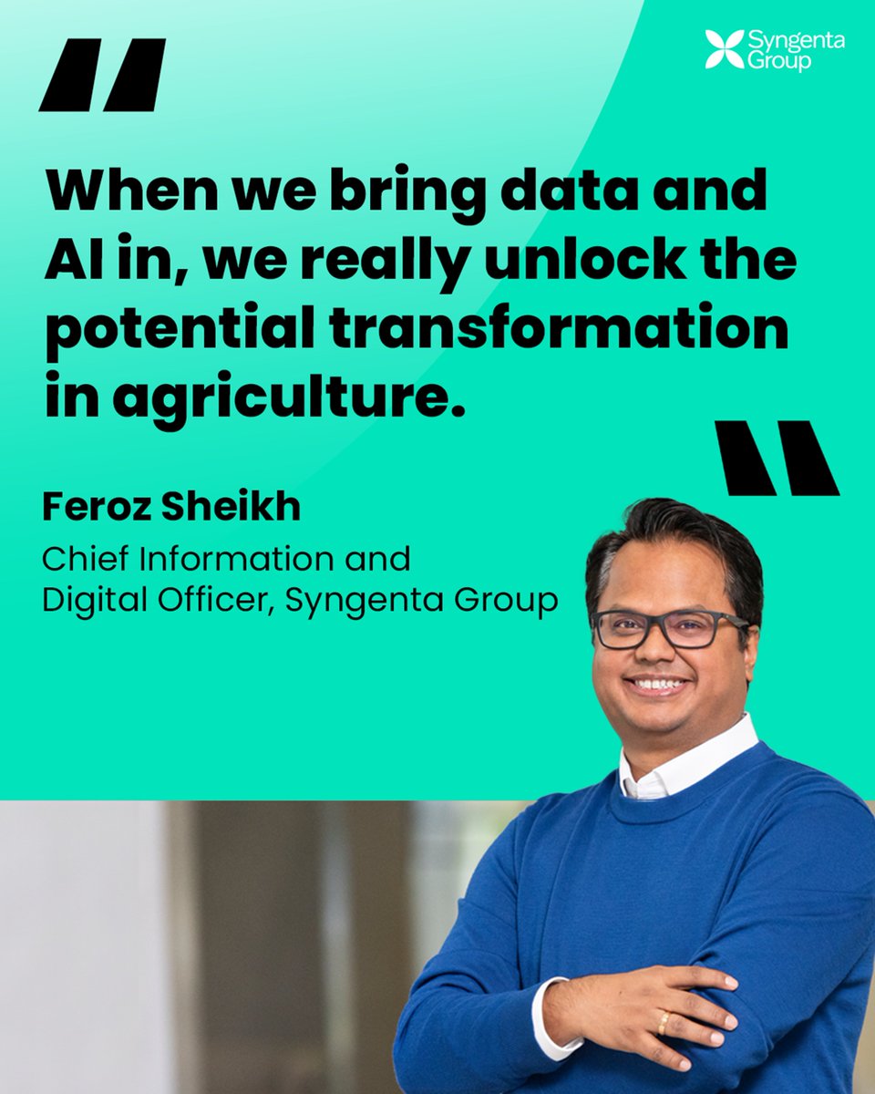 From accelerating discovery to finding breakthrough solutions for farmers, AI can boost sustainability and productivity. Read our Chief Information & Digital Officer, Feroz Sheikh's insights on leveraging AI for the future: digitalmag.theceomagazine.com/feroz-sheikh/?… #AI #Innovation