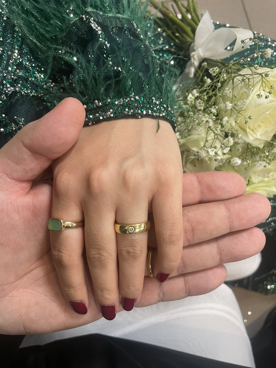 aalokozay's tweet photo. Cannot believe it but I am now engaged to the Queen of my heart. Thankful to Almighty for the most beautiful gift of life partnership with my forever Love.❤️ 24.02.2024 😊😍🇨🇭 https://t.co/DfOBZkVr3S