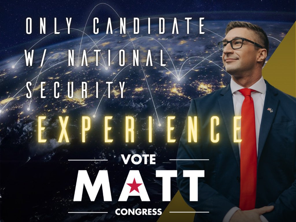 With the world in chaos, I’m the ONLY candidate in North Carolina 13 with National Security experience. I am DAY ONE qualified to serve you in Congress! Defund Stupidity - SEND Intelligence to DC on March 5 votemjs.com #nc13 #ncpol #ncgop #americafirst