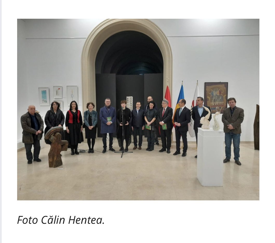 “Balkanların Üzerindeki Işıklar” Bükreş sergimiz büyük ilgi görüyor. 11 Türk, 9 Romen sanatçının katıldığı sergi 3 Mart tarihine kadar Ulusal Rumen Köylü Müzesi’nde açık olacak. 
📍Romanya/ Bükreş