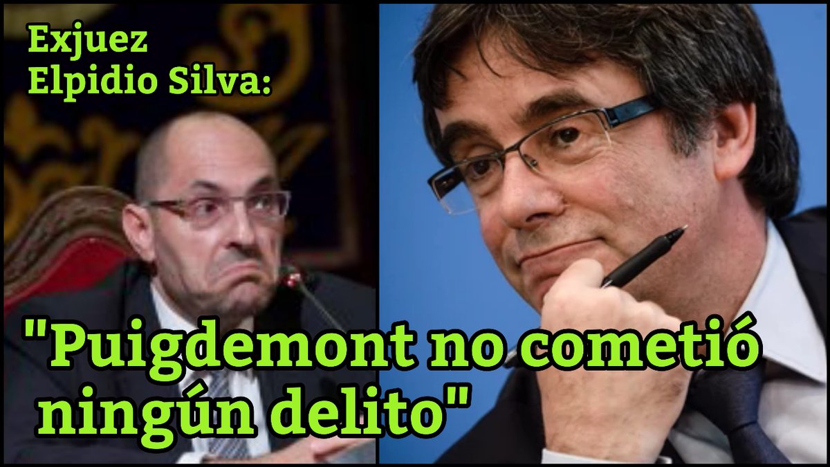 #Opinión | ExJuez Elpidio Silva: “Puigdemont no cometió ningún delito”
Por Nacho Castillo "Peseto Loco"
diario16plus.com/exjuez-elpidio…