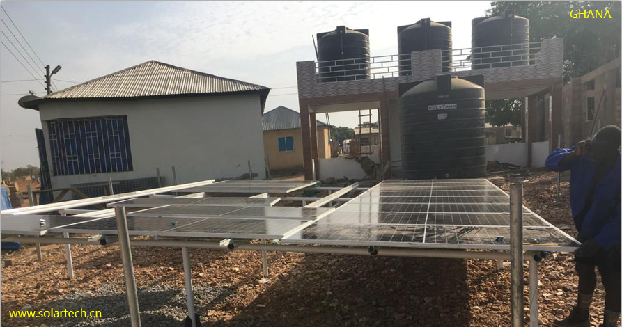 In February 2024, Solartech #solar #centralizedwatersupply system project was installed and officially put into operation in a rural community in the suburbs of Wa, Upper West Region. This project is funded by #QatarCharity and implemented by Solartech Ghana partner.