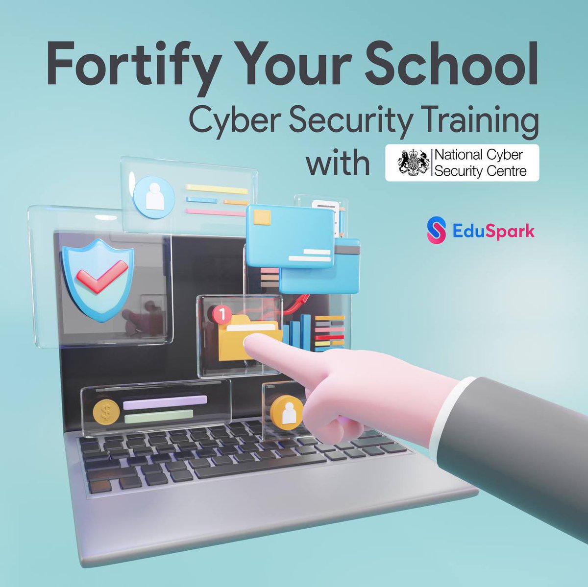 Boost your school's cyber resilience! 💻🔒 NCSC provides free, comprehensive training for educators to tackle online threats. Strengthen your school's defenses today! 💪 Learn more: eduspark.world/courses/ncsc-c…