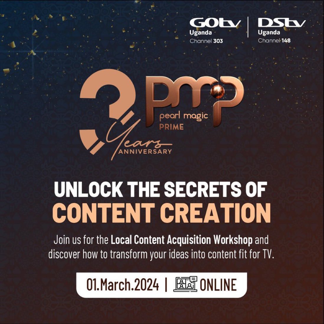 rahmk12's tweet image. .@DStvUganda has an amazing workshop on learning what it takes to select content that makes it to @PearlMagicPrime &amp;amp; @PearlMagicTV Channels!

Are you a film maker &amp;amp; interested in learning, JOIN IN the teams meeting at 11AM via teams.microsoft.com/l/meetup-join/…

#ItsYourMoment