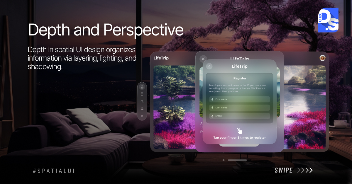 design__studio's tweet image. Uncover the secrets of Spatial UI Design: learn how to captivate users with immersive interfaces, and craft compelling designs that engage and delight.
.
.
.
#spatialui #uiux #UserExperience #digitaldesign #uidesign