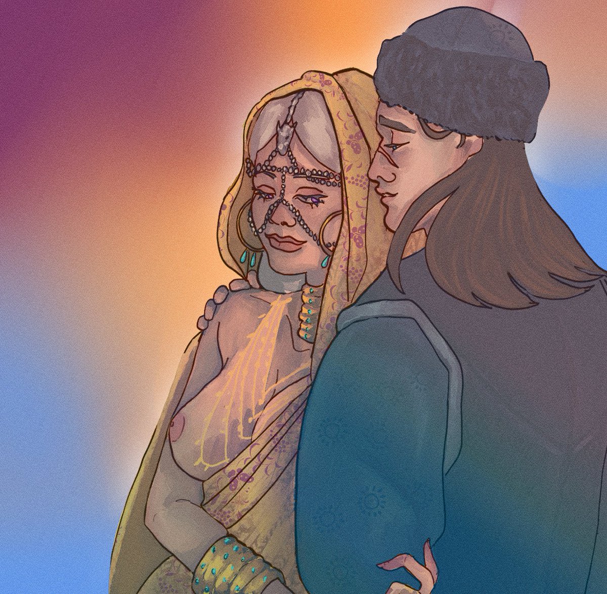 Chiarart13's tweet photo. Jon and Dany for the #sixfanarts ship challenge commissionated by @KiwiFeral
#jonsnow #daenaerystargaryen #jonxdaenaeryes #book #couple #housestark #housetargaryen #snowstorm #sketch #ASOIAF #fanart #mereen #essos #indianfashion https://t.co/pheY6Fx4zt