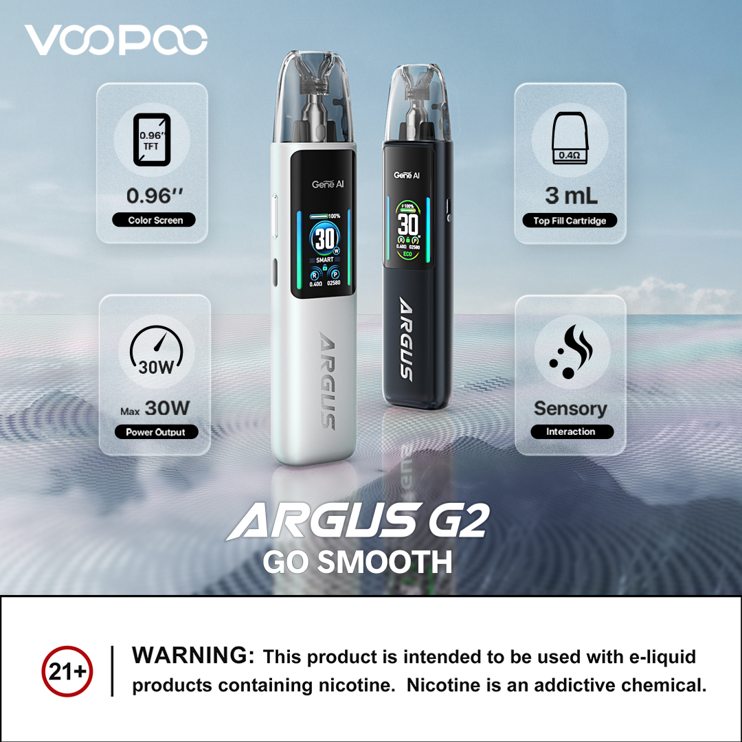 VOOPOO_OFFICIAL's tweet image. 🤜𝙂𝙊 𝙎𝙈𝙊𝙊𝙏𝙃🤛 ARGUS G2 continues the smooth taste and feel of ARGUS G while delivering flexible and fun interactive features. 💥

Beyond your expectations? Stay tuned for more interesting!

#voopoo #voopooargusg2 #argusg2 #GoSmooth #ProductLaunch #ArgusPodFamily