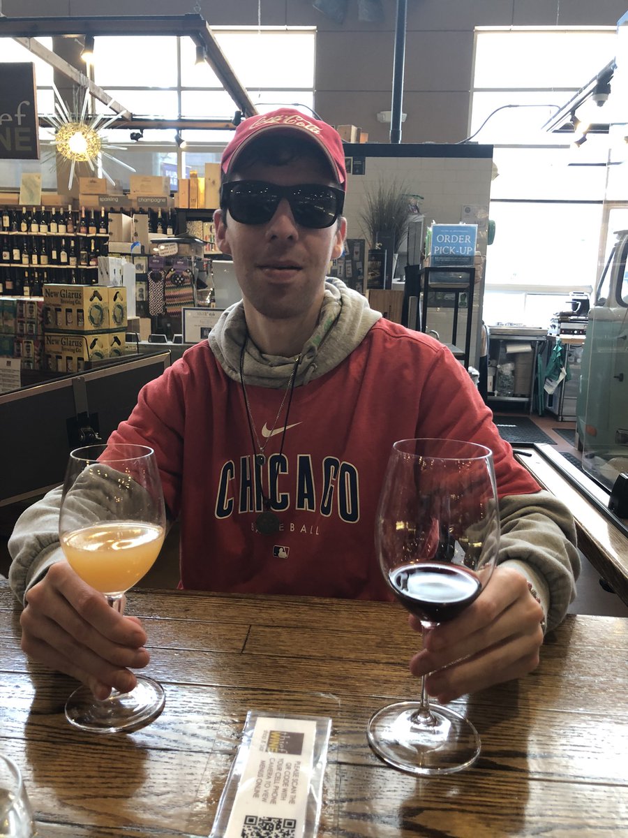I liked how this one turned out of me while on vacation in Milwaukee at their public market. With some wine and a mimosa.