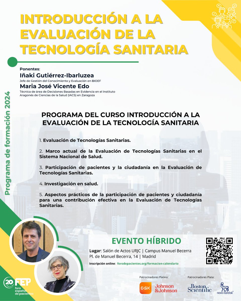 🟡 ¿Cuáles son los aspectos prácticos de la participación de pacientes y ciudadanía para una contribución efectiva en la Evaluación de Tecnologías Sanitarias?