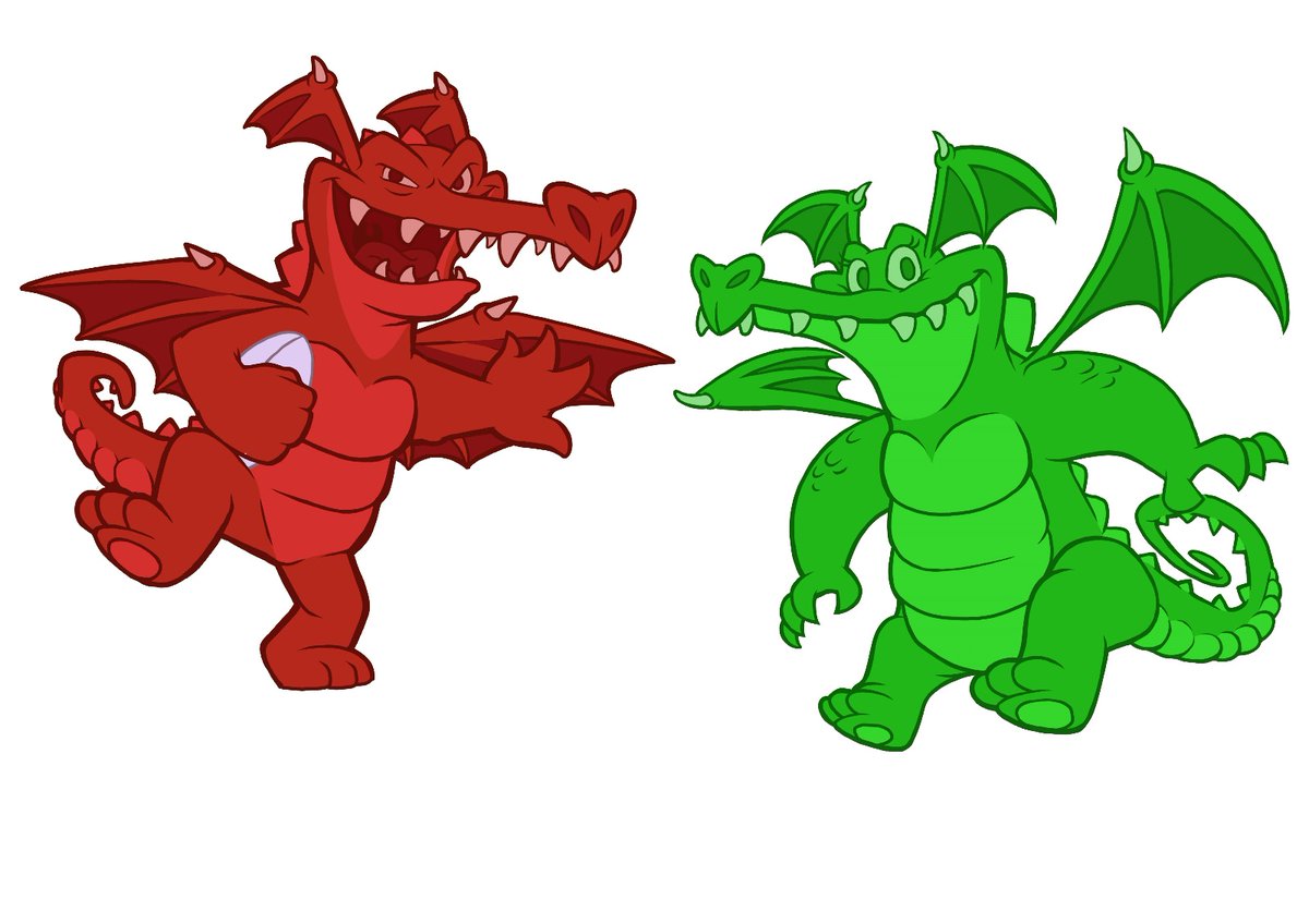 Happy Saint Davids Day 2024 to you all. Whether you may be fellow countrymen or just truely Welsh at heart, we love you to the mountains and back. Here are some Dragon designs we put together recently for you all to enjoy! #stdavidsday #welshdragon #rugby #handoff #reddragon