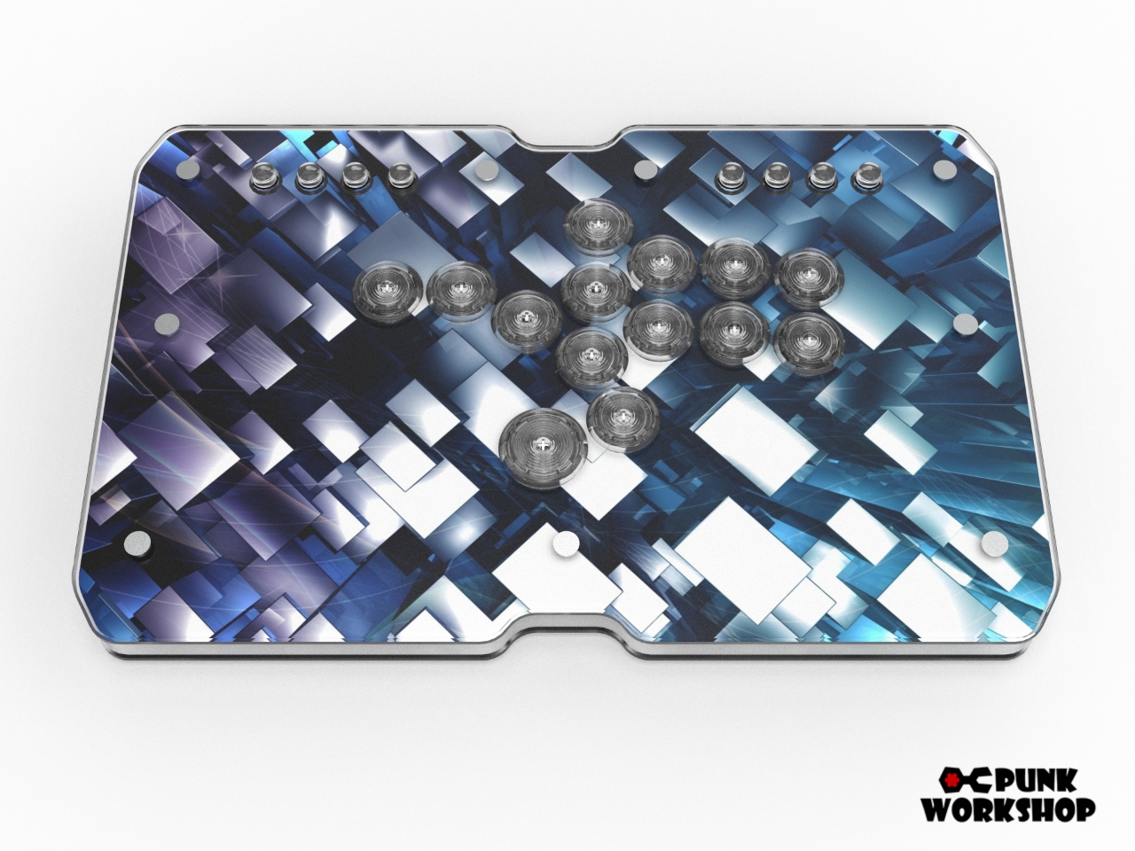 PUNK WORKSHOP ULTRA BOX ホワイト【PKB PC】 PKB PC】ULTRA BOX レバーレスコントローラー (ボタンレイアウト