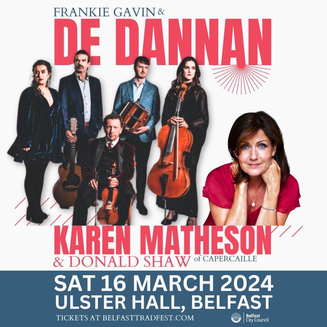 ‘One of the greatest Irish musicians of all time and an icon of Scottish folk music. Together in the stunning Ulster Hall on the eve of St Patrick’s day.’ ☘️ 🏴󠁧󠁢󠁳󠁣󠁴󠁿🎻 @ourbelfastmusic @UlsterHall @ArtsCouncilNI ulsterhall.co.uk/what-s-on/fran…