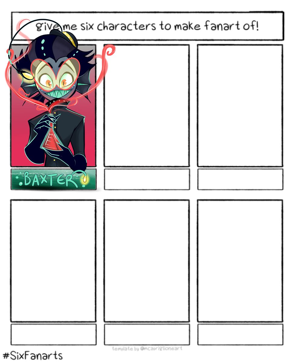 faeymouse's tweet image. The first character was... Baxter! All I know about this guy is formed entirely via fandom osmosis, but I'm really looking forward to seeing him in canon.

(there are still two spots open for more Helluverse character requests)

#HazbinHotel #hazbinhotelbaxter #sixfanarts
