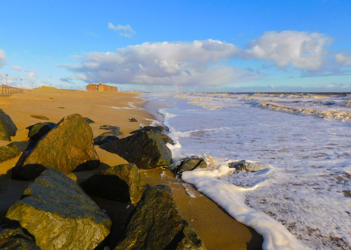 IanW1985's tweet image. On the #beach #Mablethorpe #loveukweather