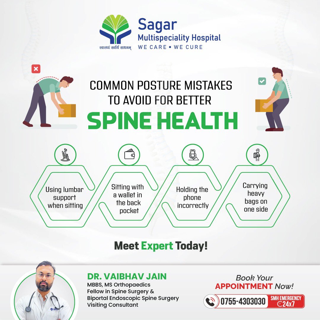 Avoid These Common Posture Mistakes 🩺

#spinehealth #spinepain #spineproblems #spinesurgery #spinemobility #healthyspine
