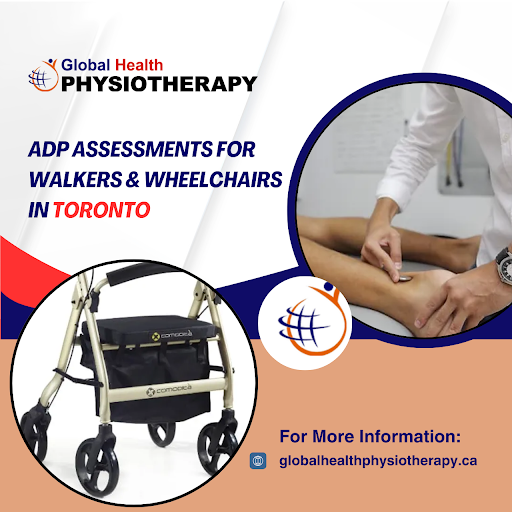 Unlock independence with ADP assessments for walkers & wheelchairs at Global Health Physiotherapy Clinic in Toronto! 🌟 Our skilled team conducts thorough evaluations to ensure you receive tailored mobility solutions. 
Visit: globalhealthphysiotherapy.ca/walker-wheelch…

#TorontoHealth🚶‍♀️🦼