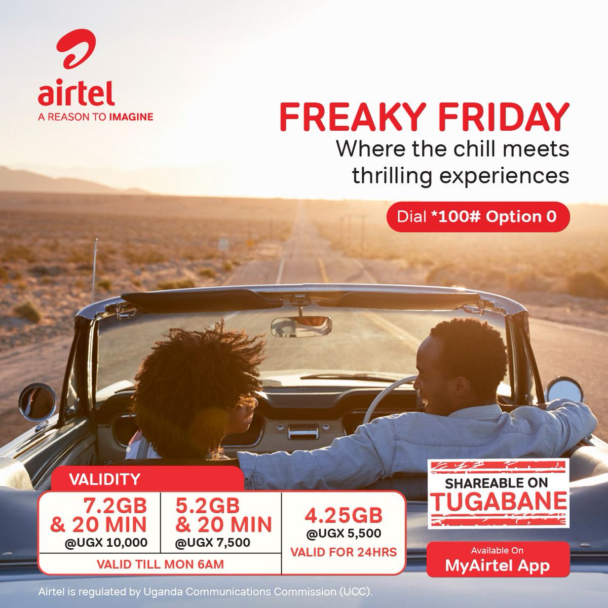PeshByakatonda's tweet photo. Hey, #BeerAndBraai squad! 
It's time to step up your chill game, courtesy of Uganda's jaw-dropping bundles.

Dial *100*0# ASAP to snag an insanely cool #freakyFriday bundle –  it's worth it! 

All roads lead to Mad Hatters Restaurant &amp; Bar, Bugolobi for the Beer &amp; Braai brunch. https://t.co/alhcXUMoO4