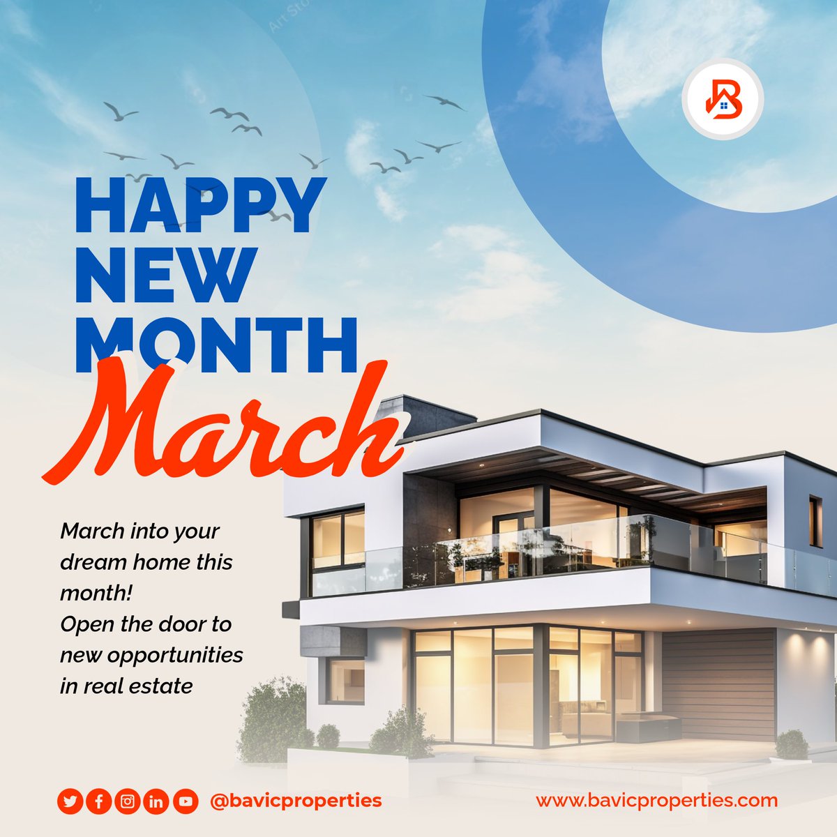 Happy March! 🌼 Spring into a new season with fresh opportunities in real estate. Let’s make this month a successful one together! 🤗 #newmonth #march