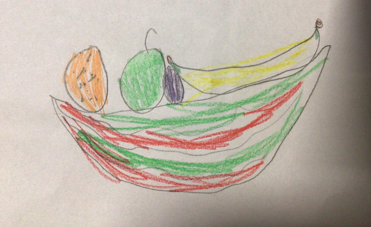 RecepWoodley's tweet photo. This week we have been looking at how we can eat healthily and have a balanced diet. 

We’ve enjoyed doing our own observational drawings of a fruit bowl. Look how they’ve turned out! 

ASK ME which foods are healthy and which foods aren’t as healthy. https://t.co/Ih99rLZy3V
