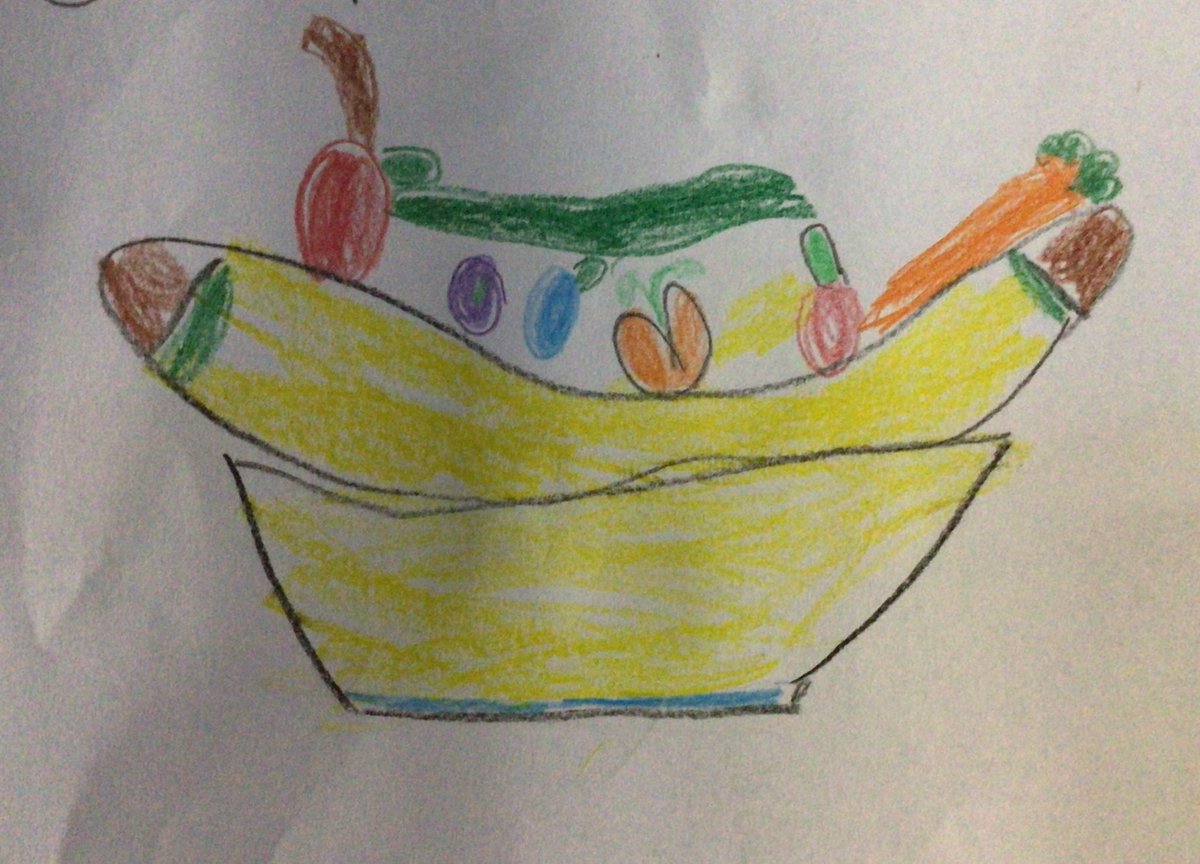 RecepWoodley's tweet photo. This week we have been looking at how we can eat healthily and have a balanced diet. 

We’ve enjoyed doing our own observational drawings of a fruit bowl. Look how they’ve turned out! 

ASK ME which foods are healthy and which foods aren’t as healthy. https://t.co/Ih99rLZy3V